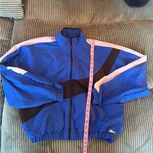 Reebok Blue and Black Colorblock Jacket